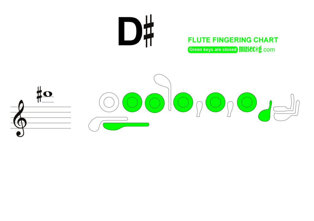 how to play high d sharp on flute
