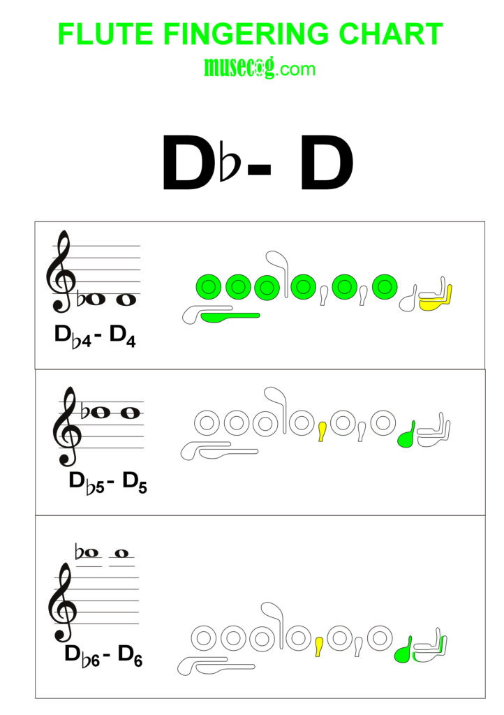 D flat to D flute trill