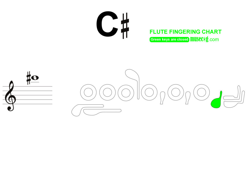 high C sharp flute