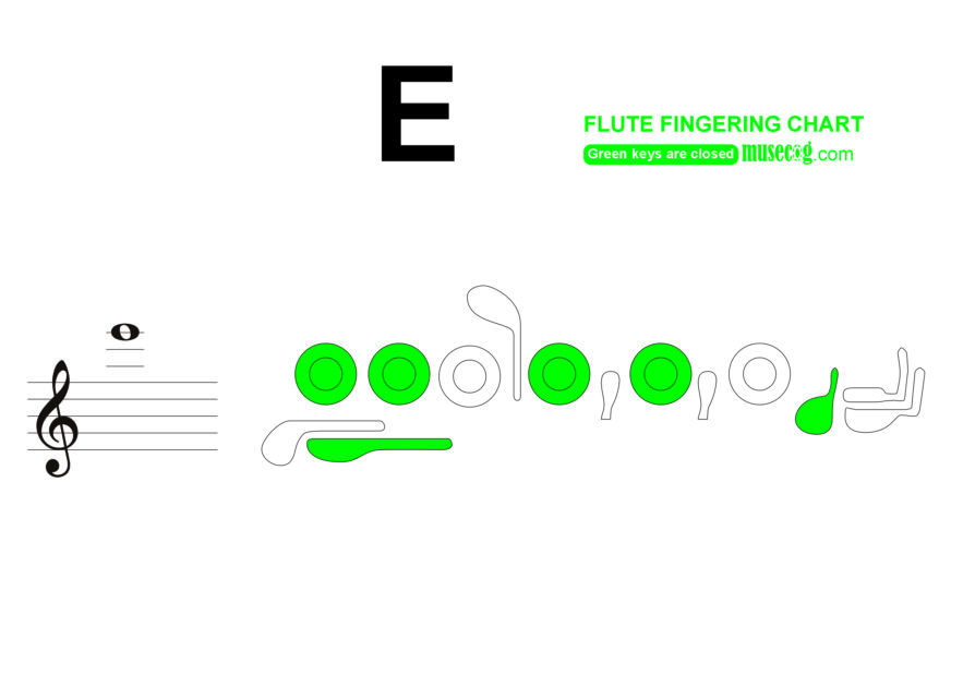 high e natural flute