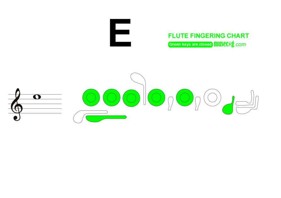 middle e natural flute
