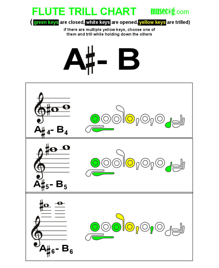 A sharp to B trill on flute