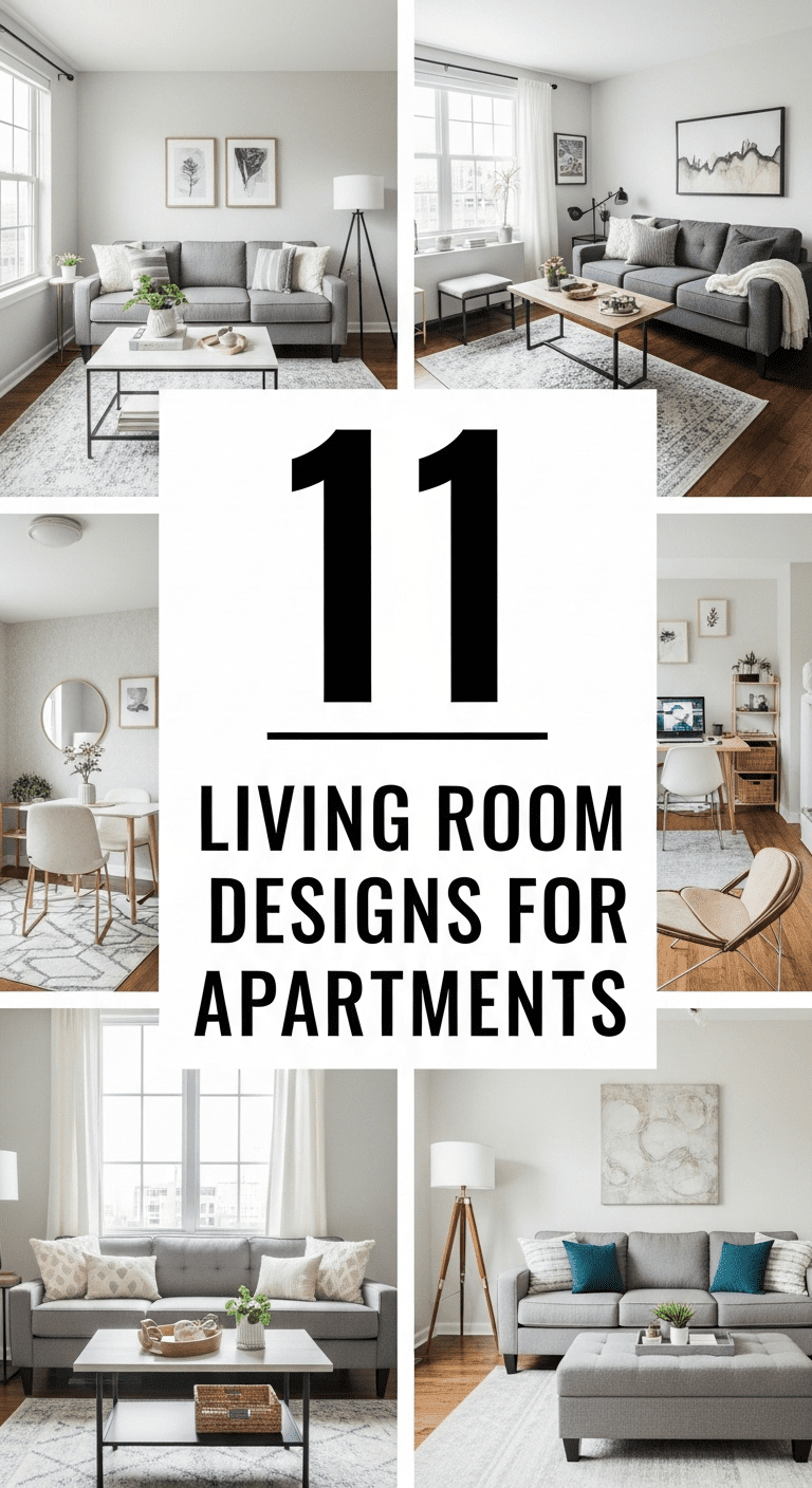 11 Living Room Designs for Apartments