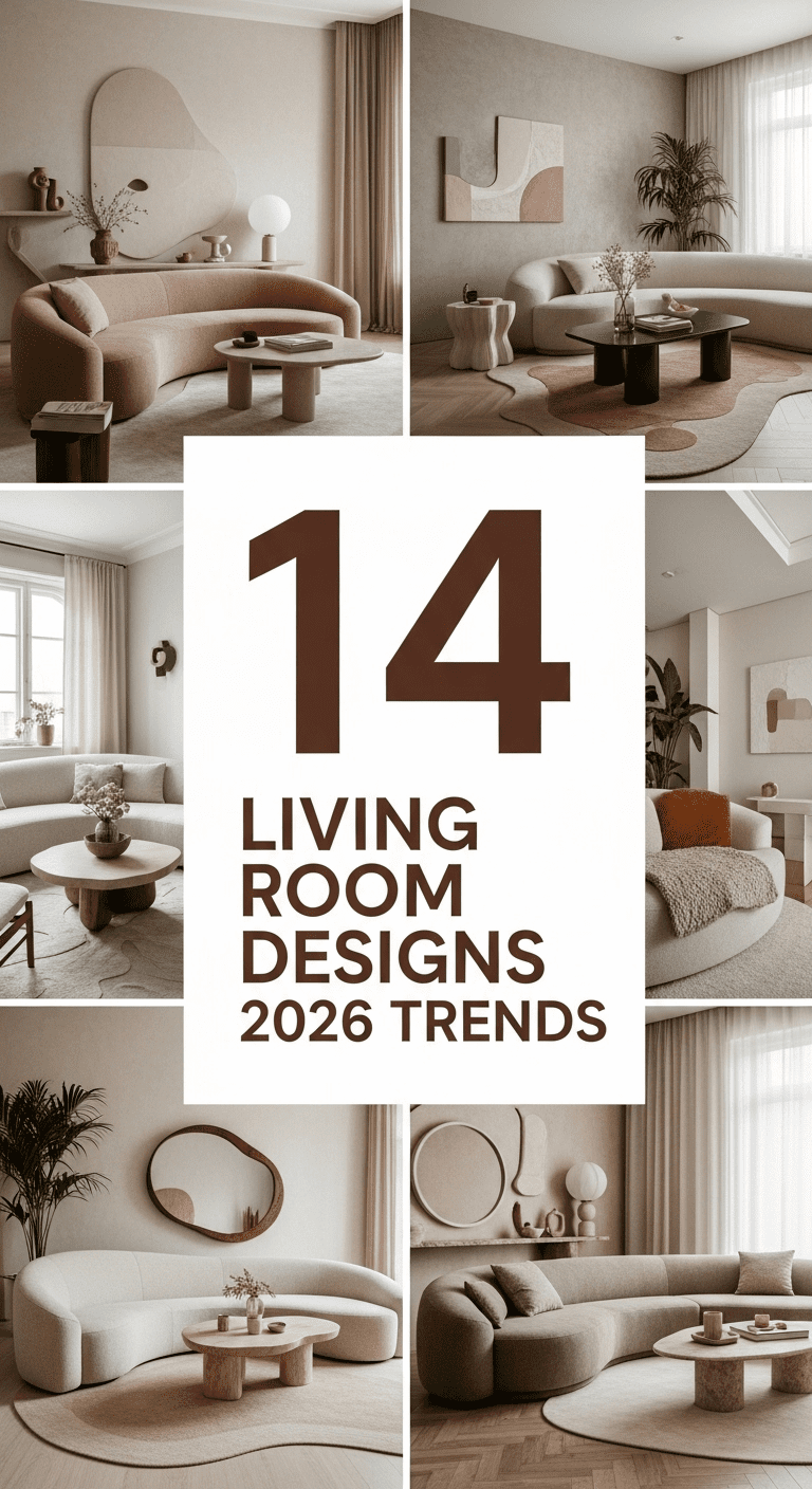 14 Living Room Designs: 2026 Trends