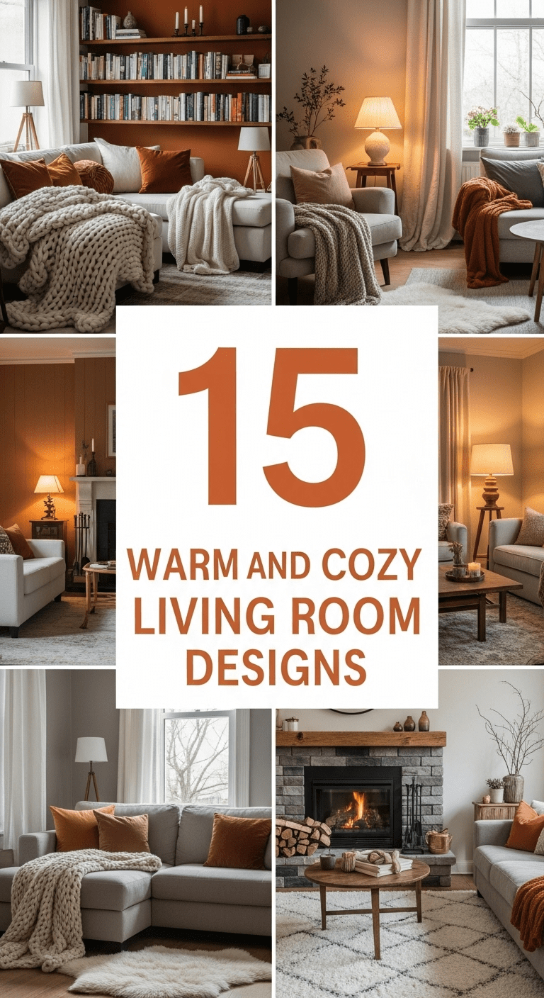 15 Warm and Cozy Living Room Designs to Transform Your Space
