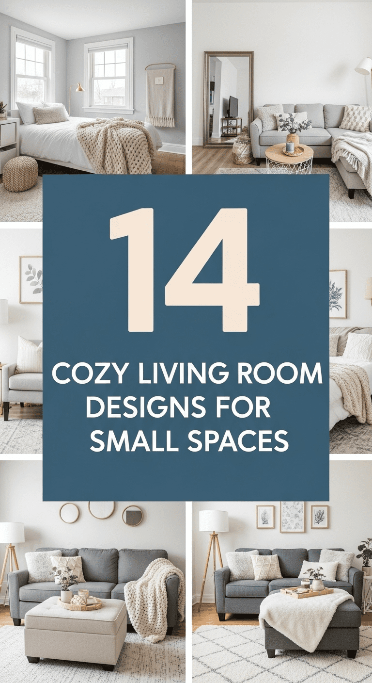14 Cozy Living Room Designs for Small Spaces