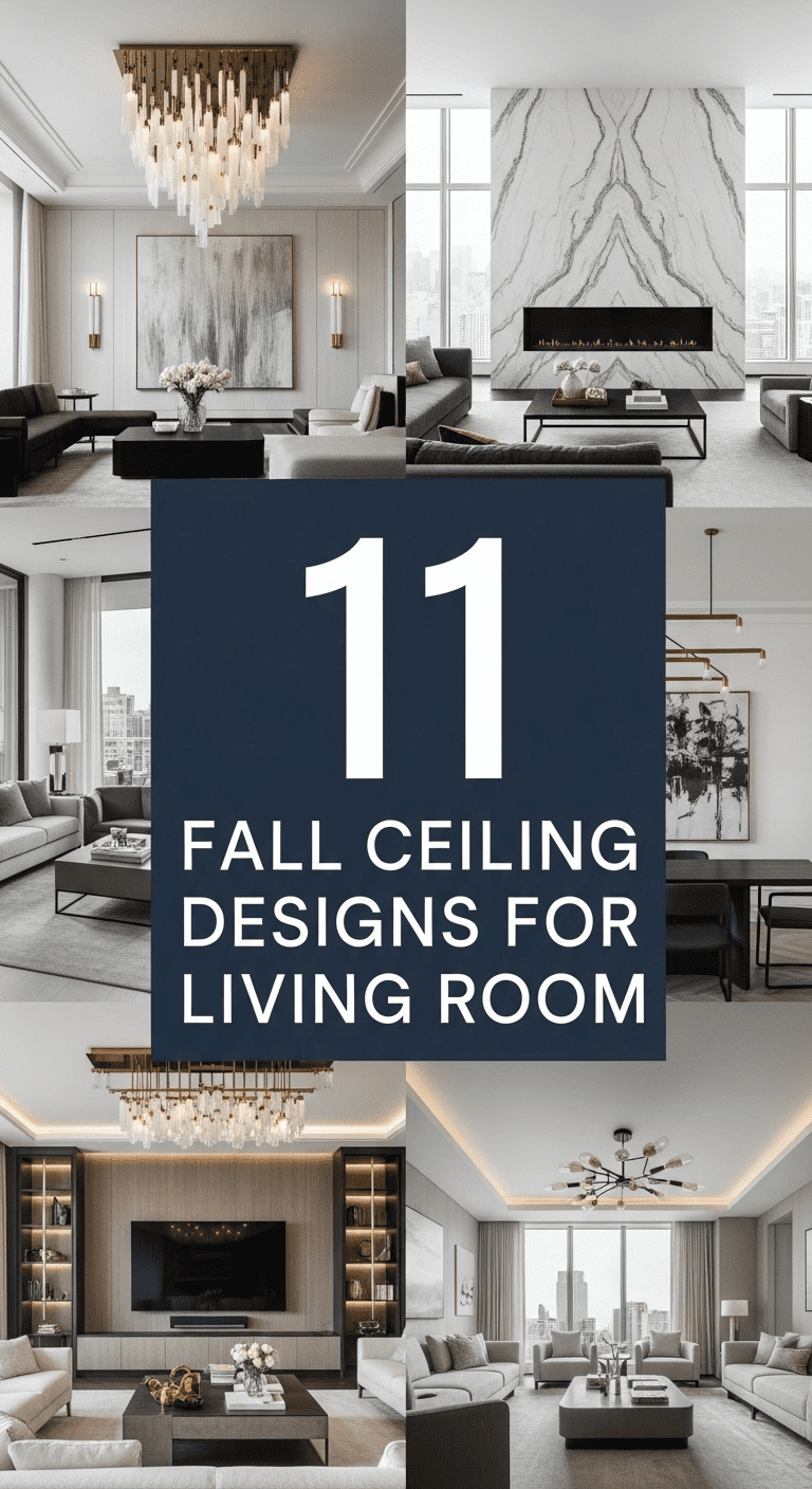 Fall Ceiling Designs for Living Room: 11 Stunning Overhead Transformations