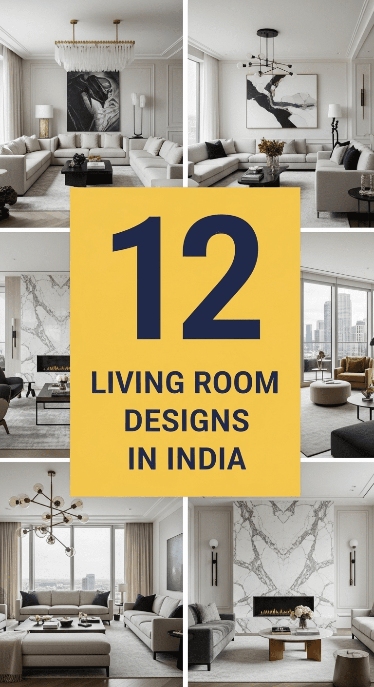 Living Room Designs in India: 12 Stunning Styles for Indian Homes