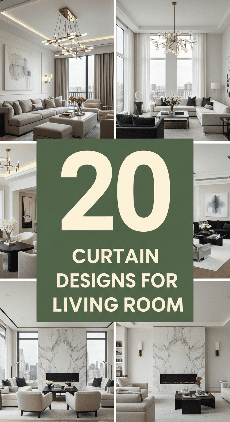 Curtain Designs for Living Room: 20 Beautiful Styles to Enhance Your Space