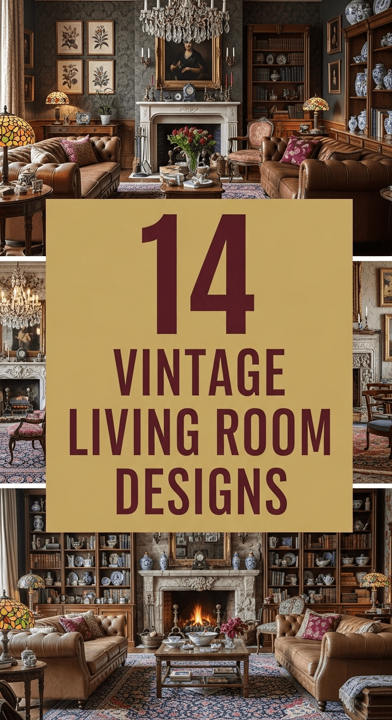 Vintage Living Room Designs