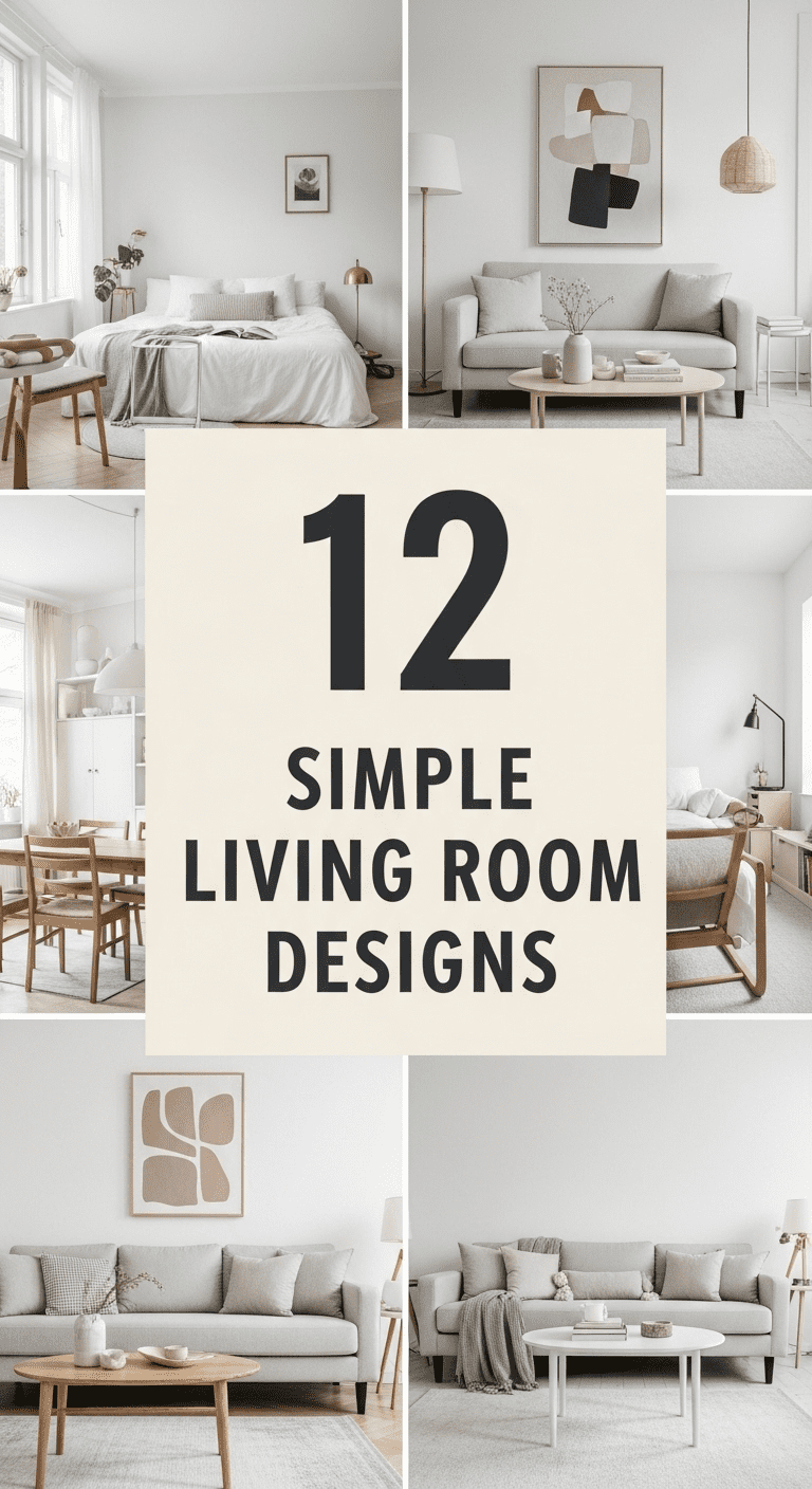 Simple Living Room Designs