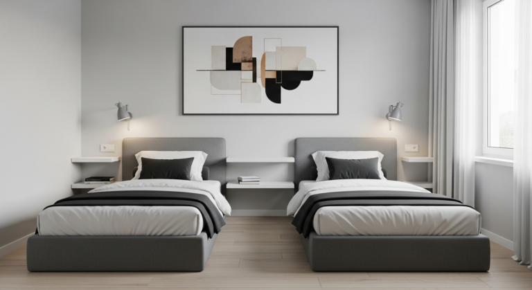 12 Twin Beds Guest Bedroom Ideas:  for Versatile Hosting