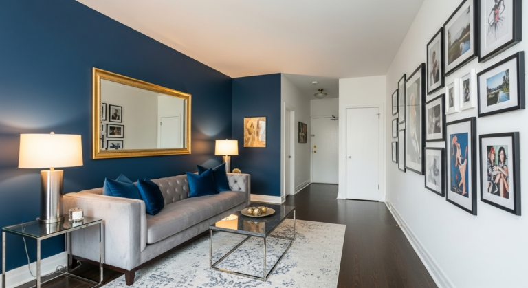 10 Long Narrow Living Room Accent Wall Ideas