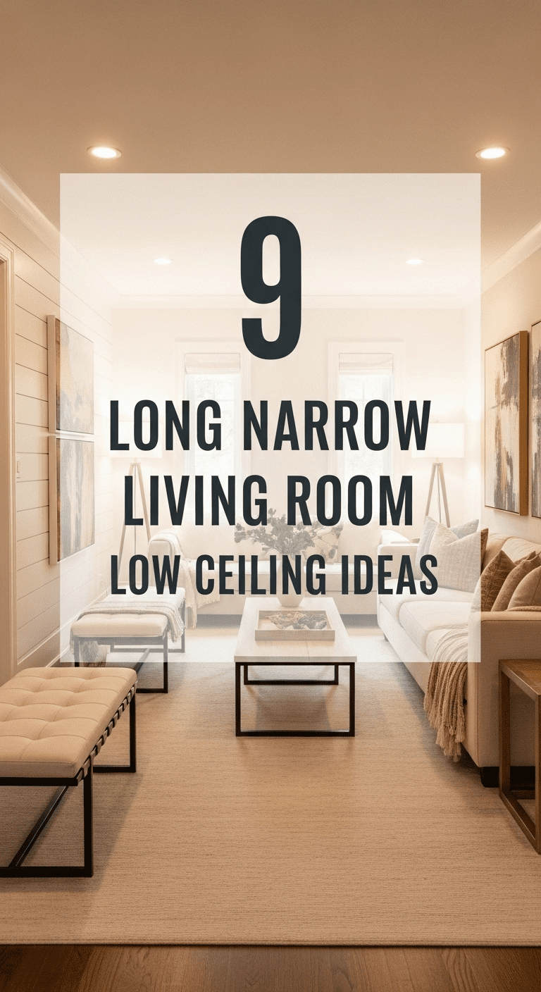 9 Long Narrow Living Room Low Ceiling Ideas