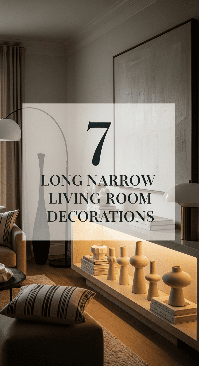 7 Long Narrow Living Room Decorations