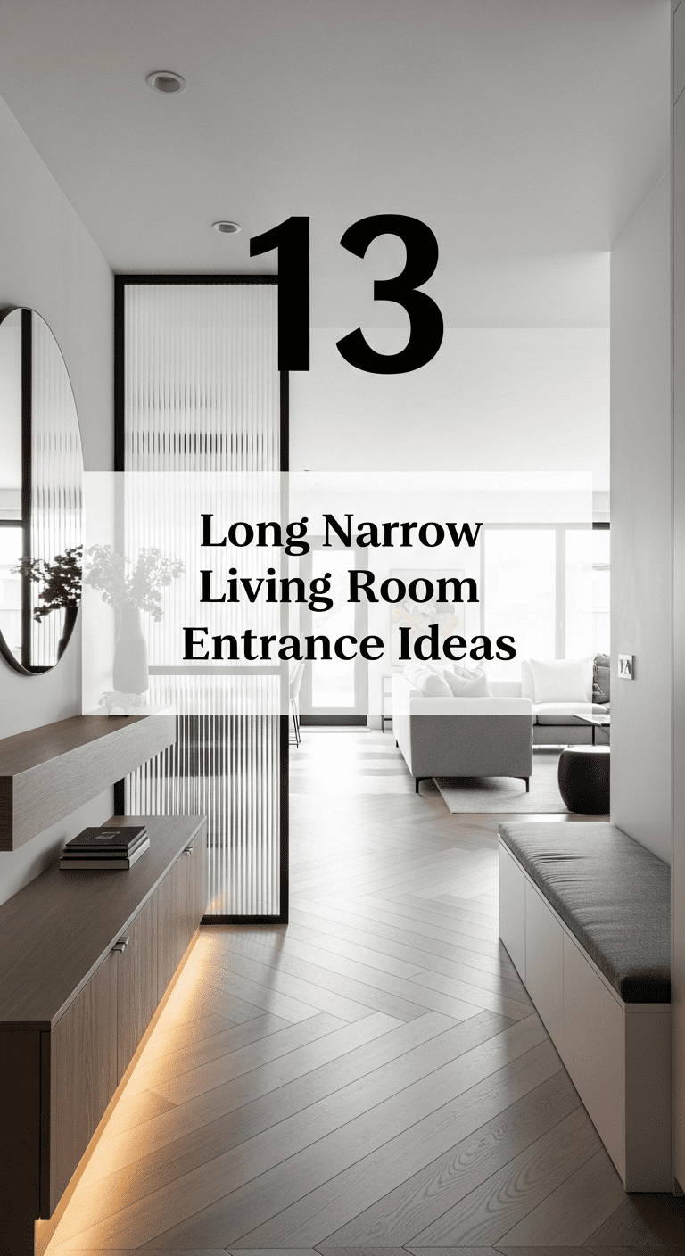 13 Long Narrow Living Room Entrance Ideas That Turn a Tight Space Into a Grand Welcome