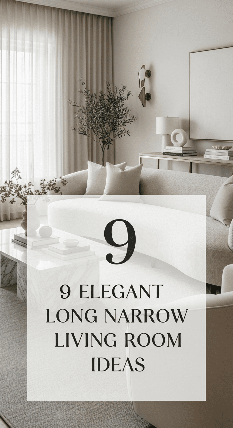 9 Elegant Long Narrow Living Room Ideas