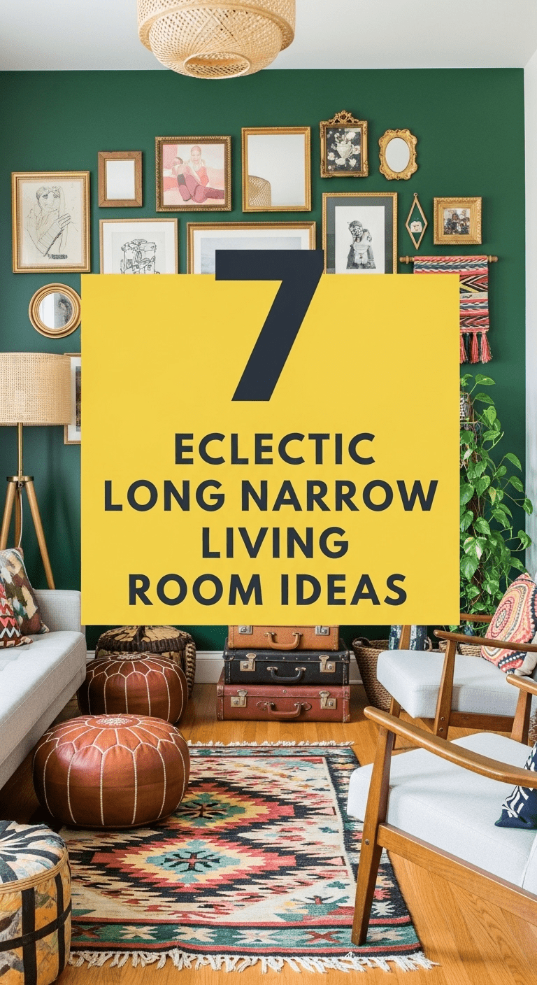7 Eclectic Long Narrow Living Room Ideas