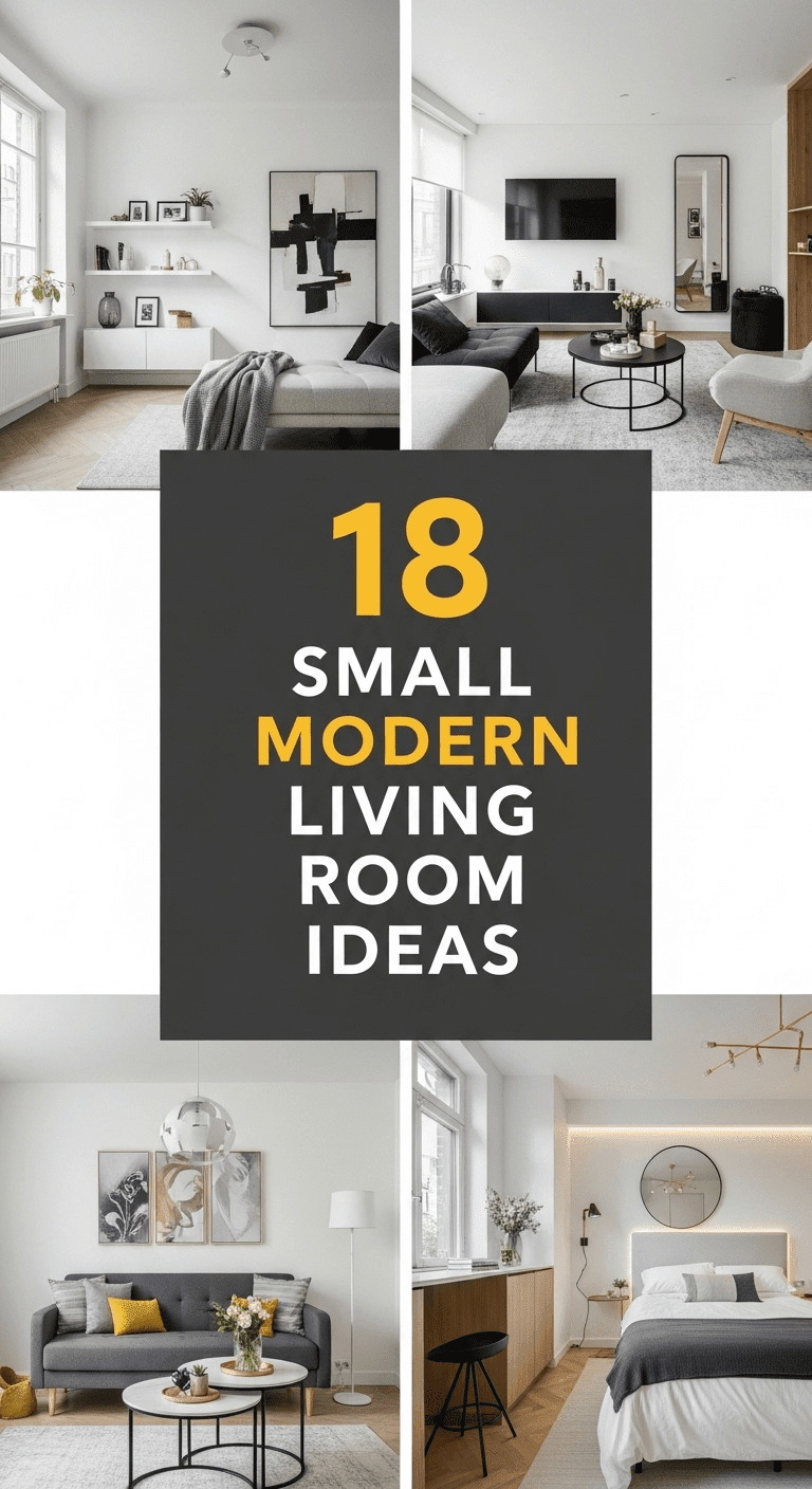 18 Small Modern Living Room Ideas