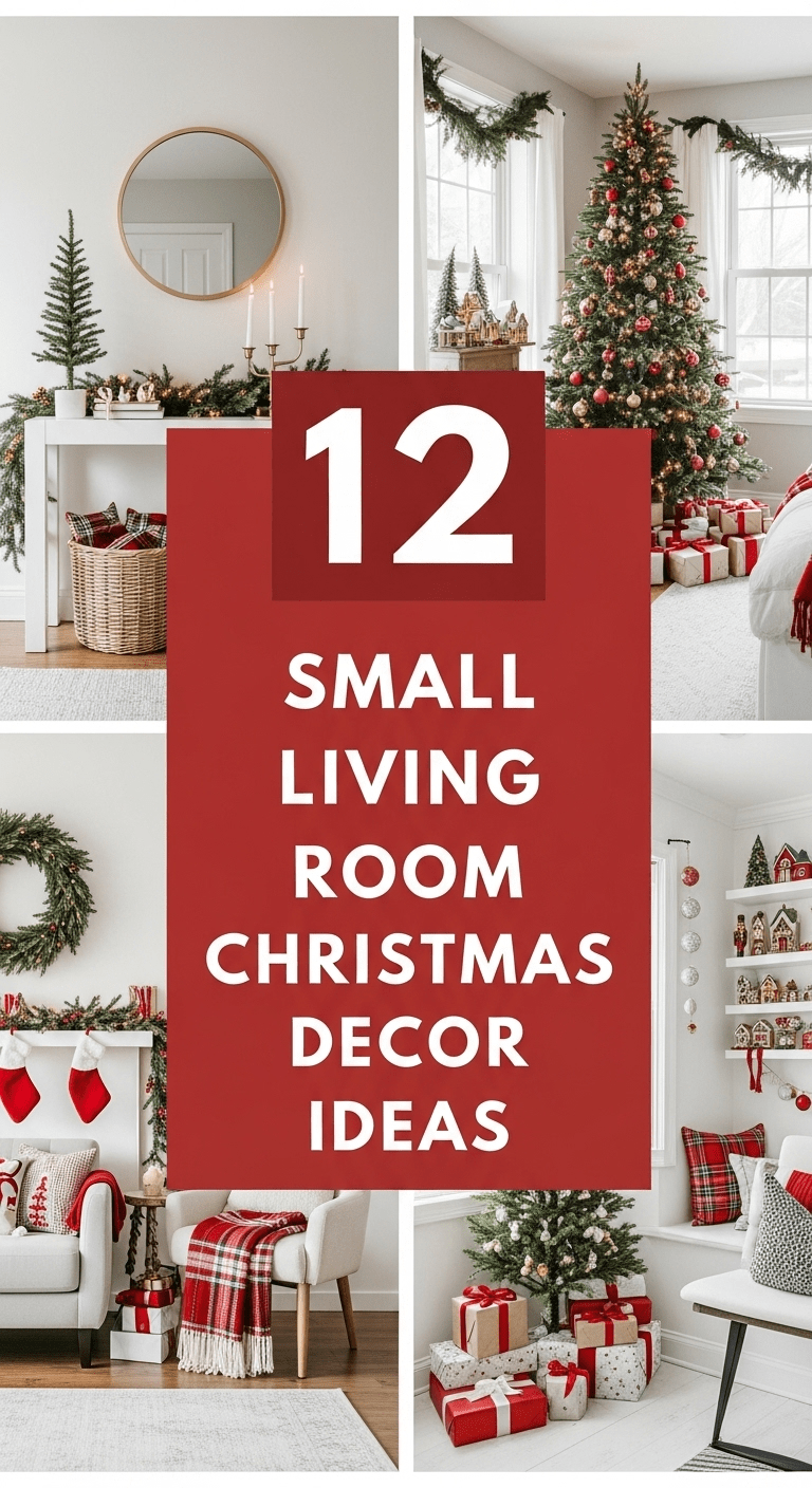 12 Small Living Room Christmas Decor Ideas: Festive Style in Tiny Spaces