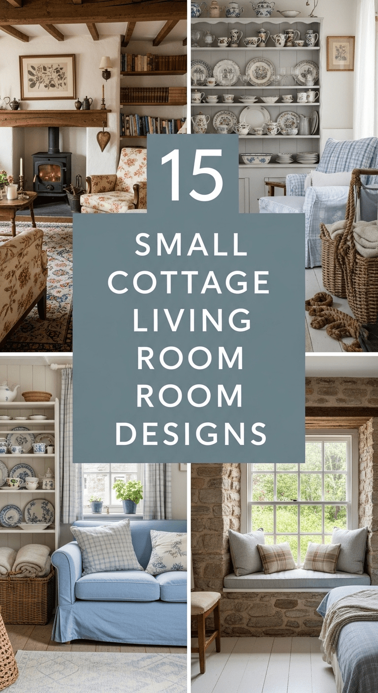 15 Small Cottage Living Room Designs: Cozy Ideas for Charming Spaces