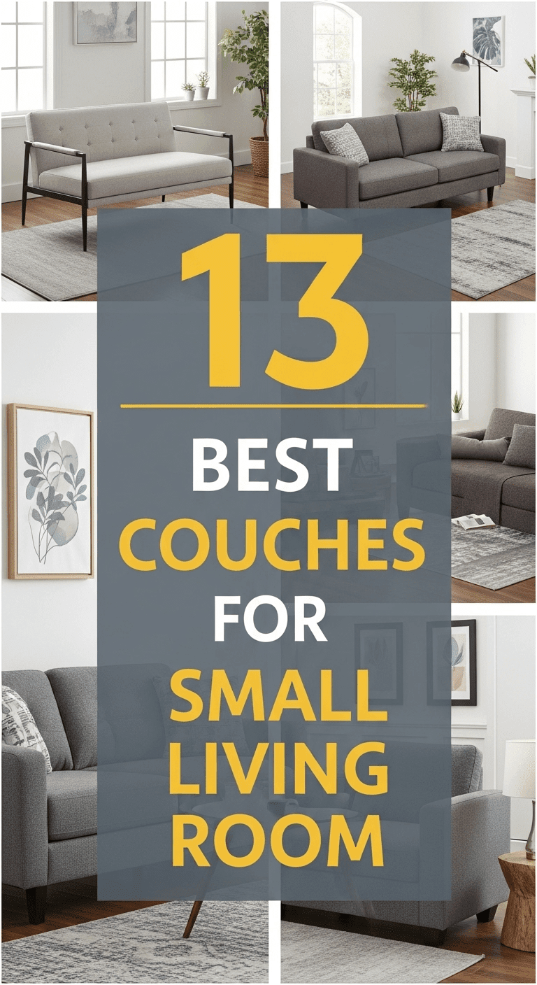 13 Best Couches for Small Living Room: Compact Comfort and Style