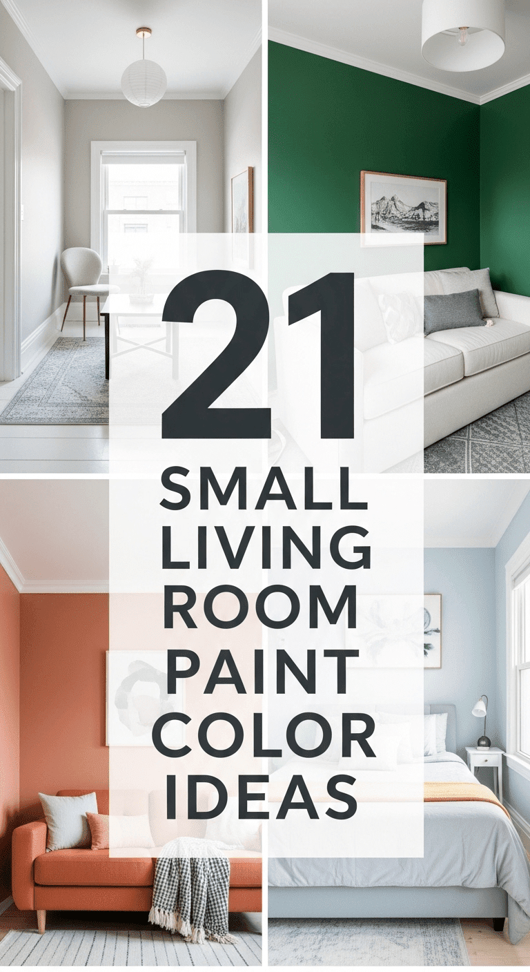 21 Small Living Room Paint Color Ideas