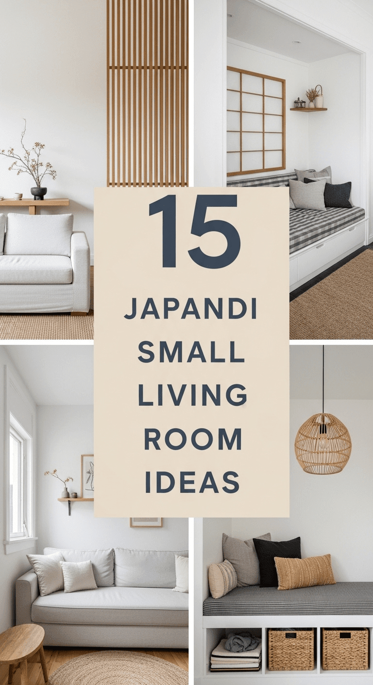 15 Japandi Small Living Room Ideas