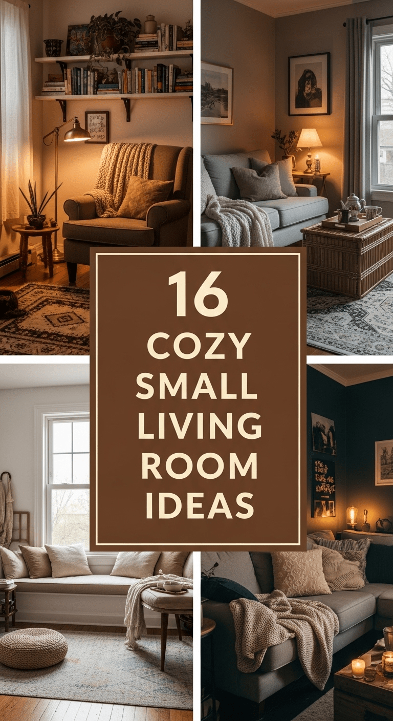16 Cozy Small Living Room Ideas