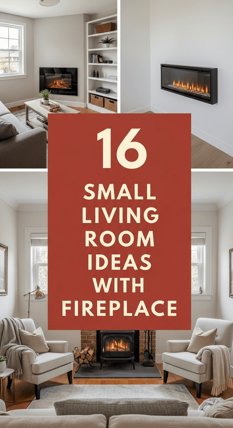 16 Small Living Room Ideas with Fireplace