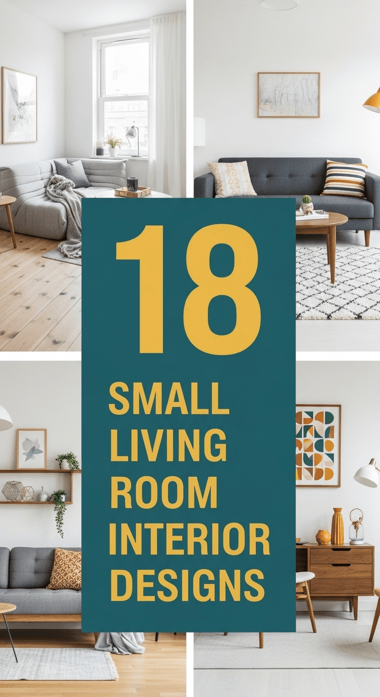 18 Small Living Room Interior Designs