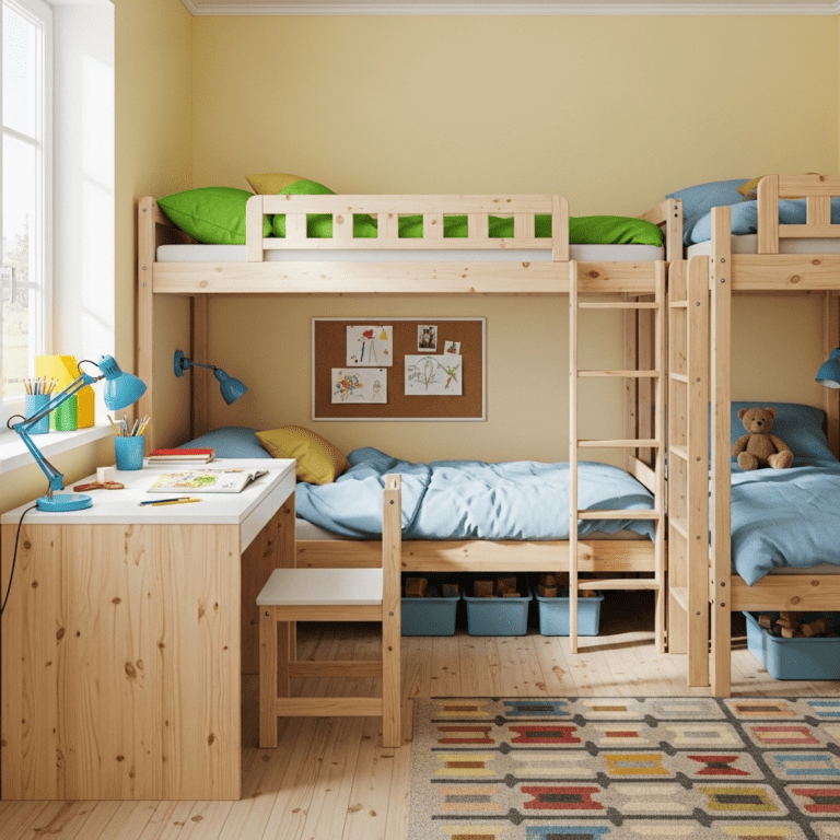 Bedroom ideas for 2 kids in a small room