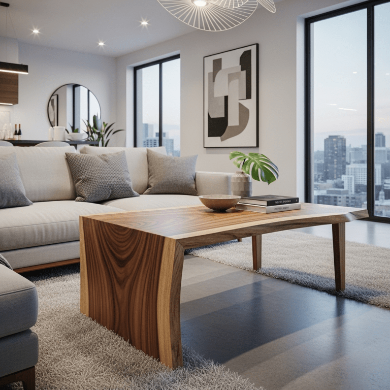 10 modern wooden living room center table designs