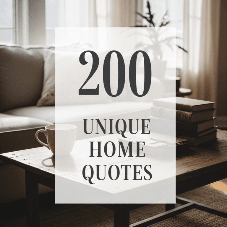 200 Unique Home Quotes