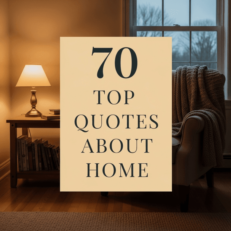 70 Top Quotes About Home