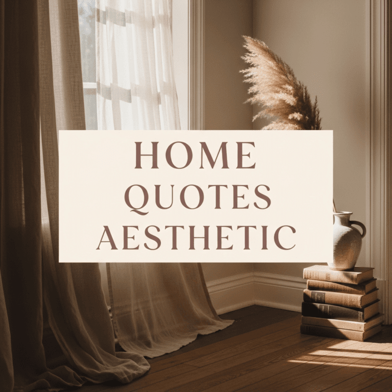 Home quotes aesthetic: Designing with words
