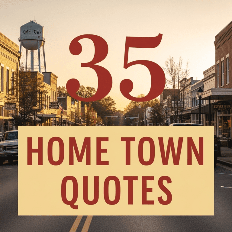 35 Home Town Quotes