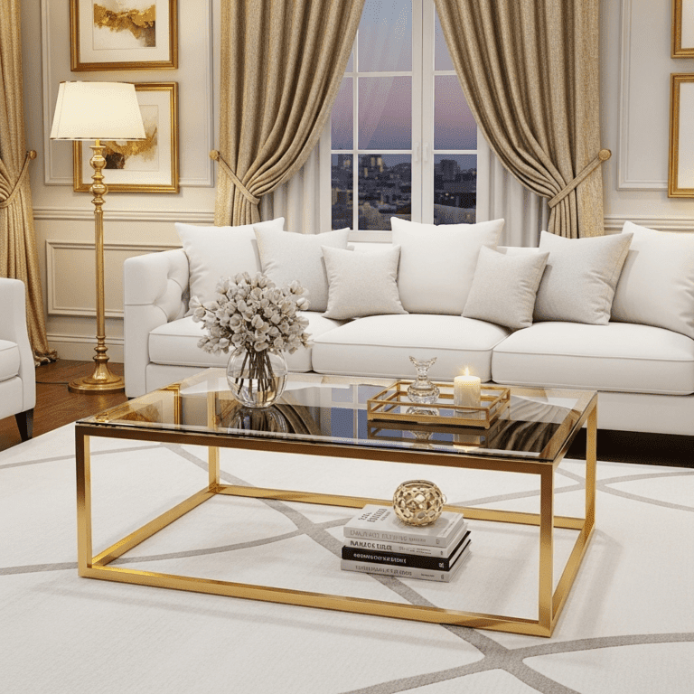 12 living room glass center table ideas