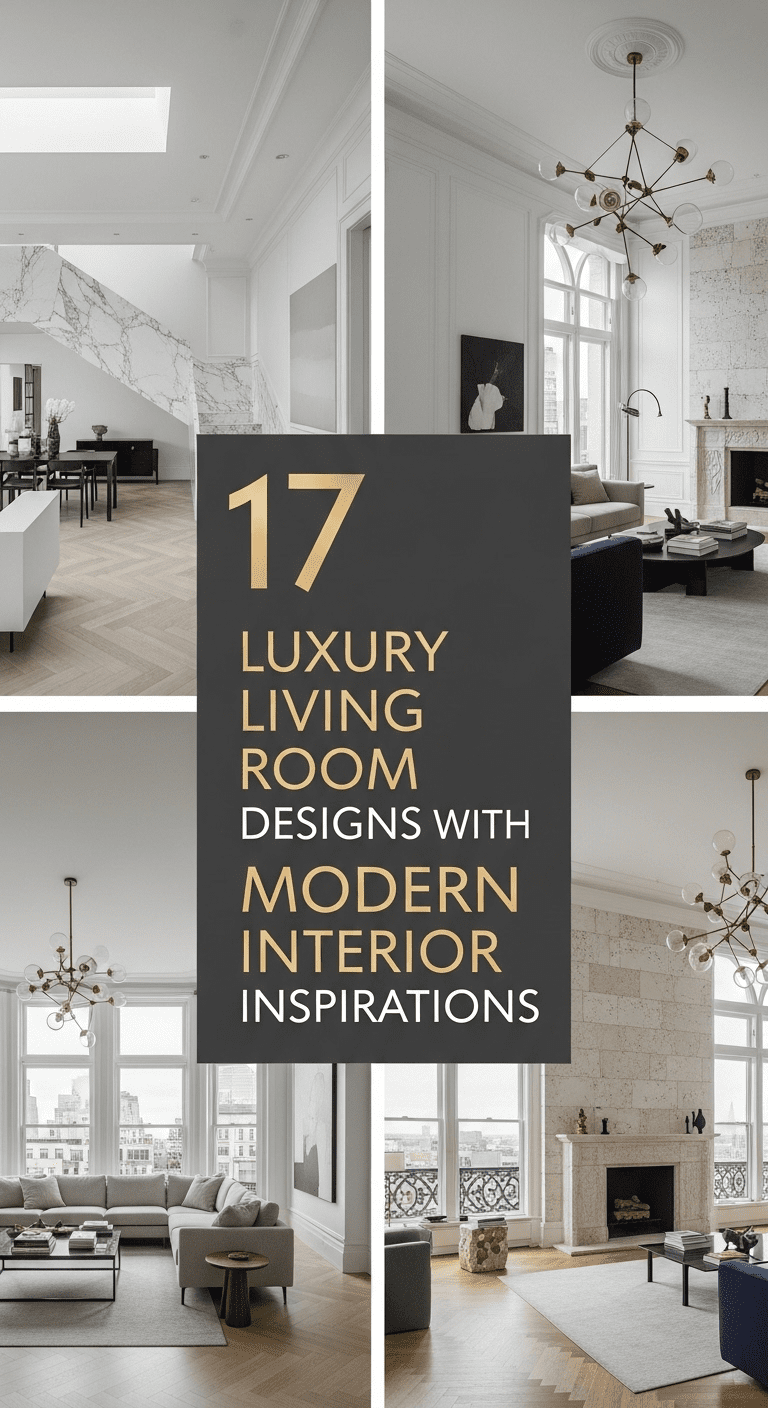 17 Luxury Living Room Designs: Modern Interior Inspirations