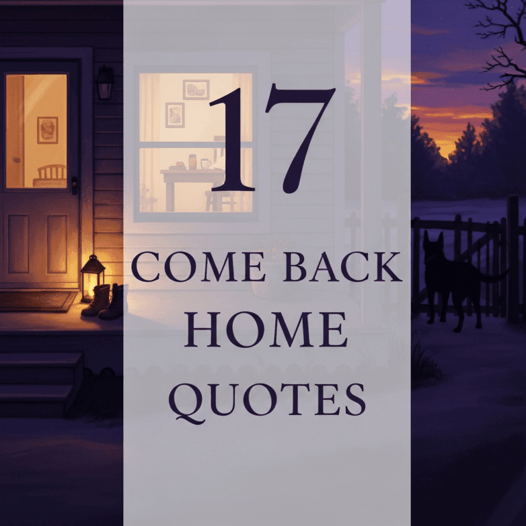 17 Come back home quotes