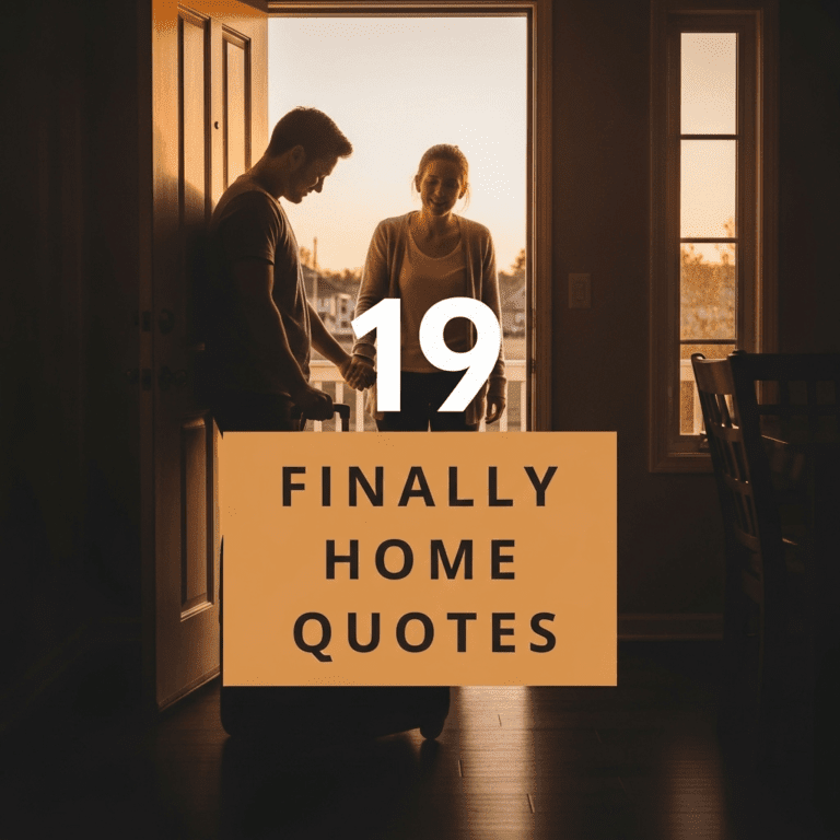 19 Finally home quotes