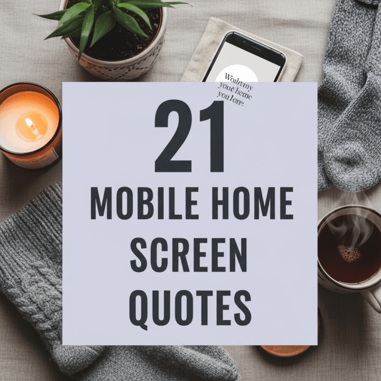 21 Mobile home screen quotes