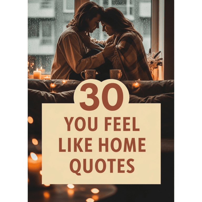30 You feel like home quotes