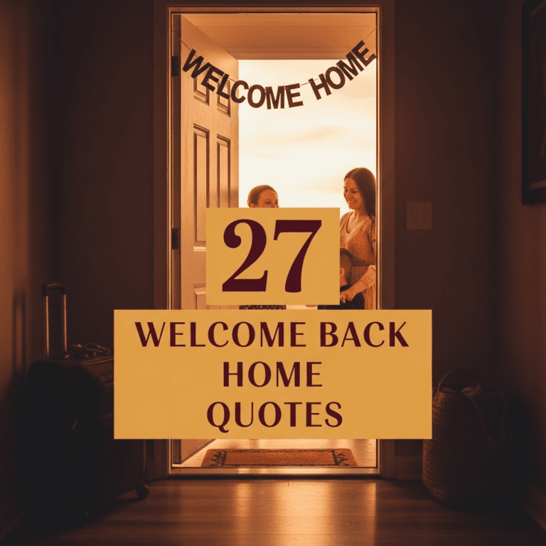 27 Welcome back home quotes