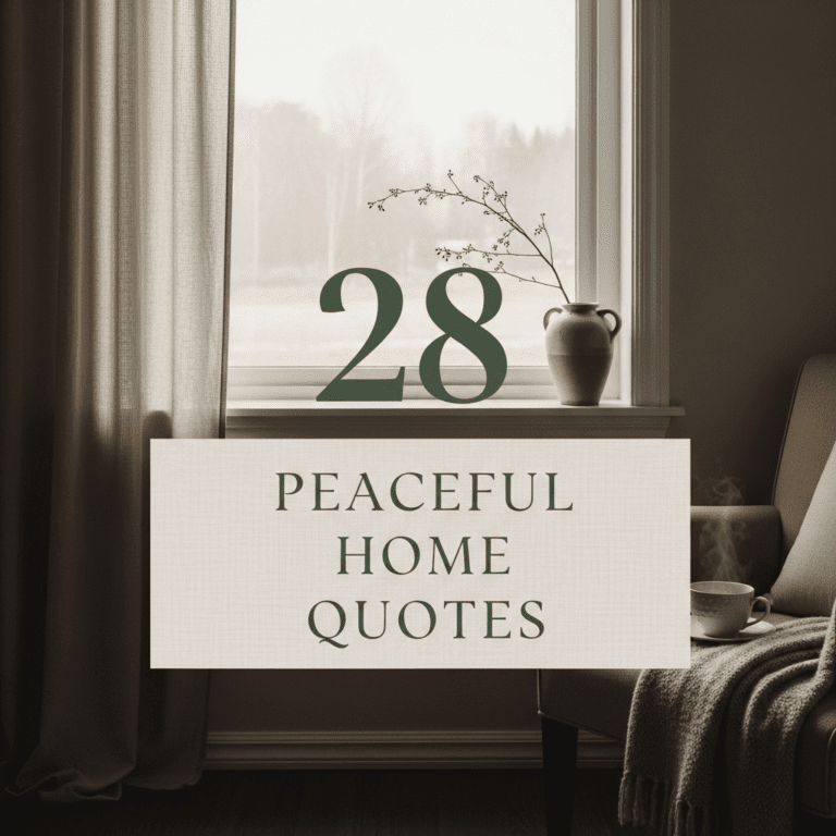 28 Peaceful home quotes