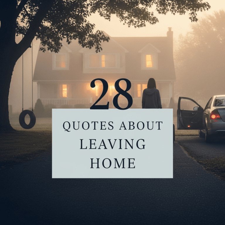 28 Quotes about leaving home