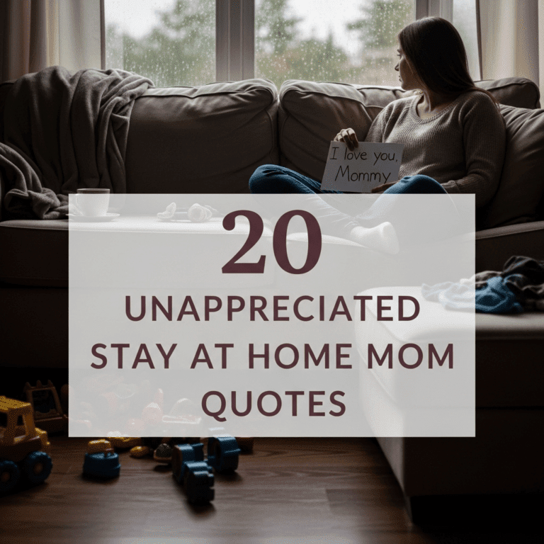Unappreciated stay at home mom quotes