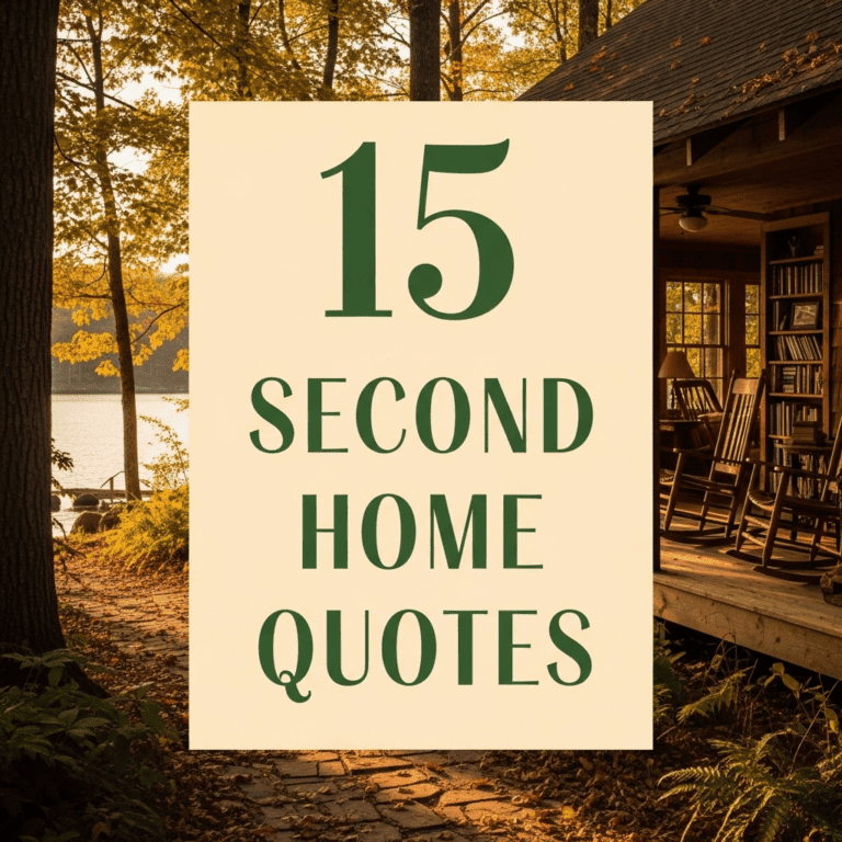 Second home quotes