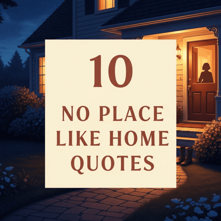 No Place Like Home Quotes: Heartwarming Words That Capture the Magic of Home