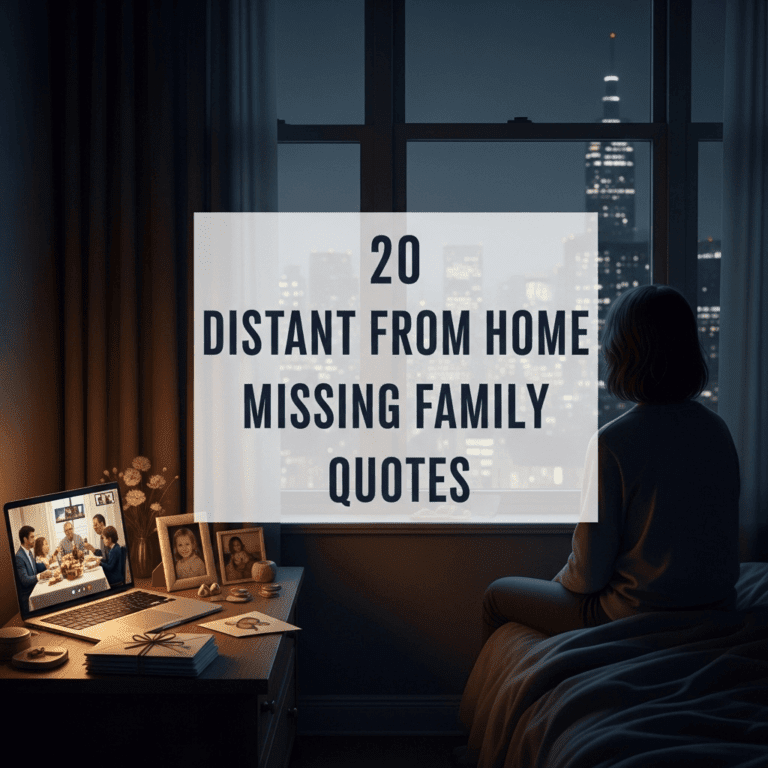 Distant from Home Missing Family Quotes